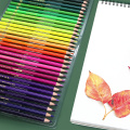 Ensemble de crayons de couleur d&#39;huile à dessin en bois